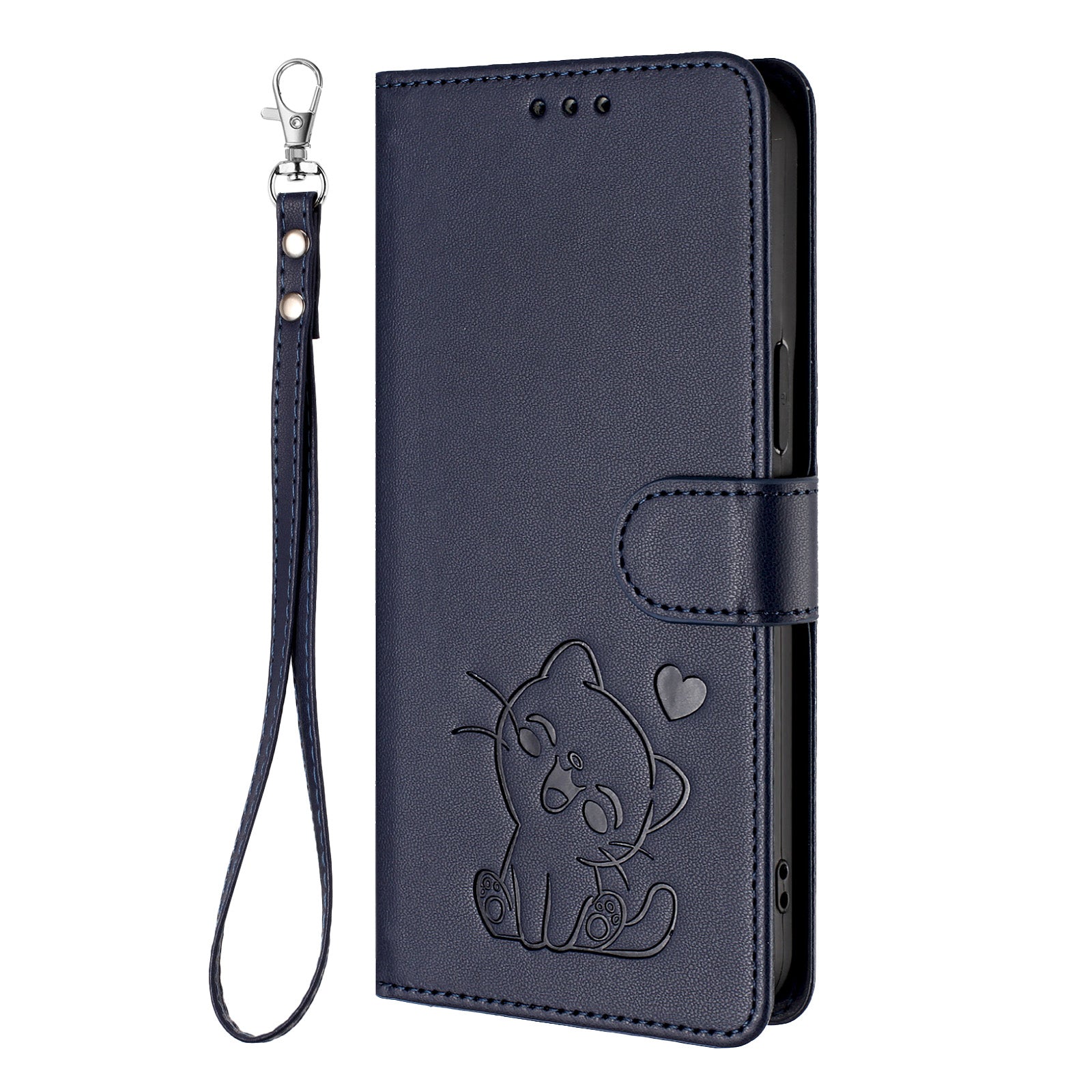 Adjustable Crossbody Lanyard Strap Wrist Belt Leather Wallet Cover. Multi Card Slots, ID Card Slot, Kickstand, Wrist Belt and Wallet design. Fit design with Ten selections of Color.