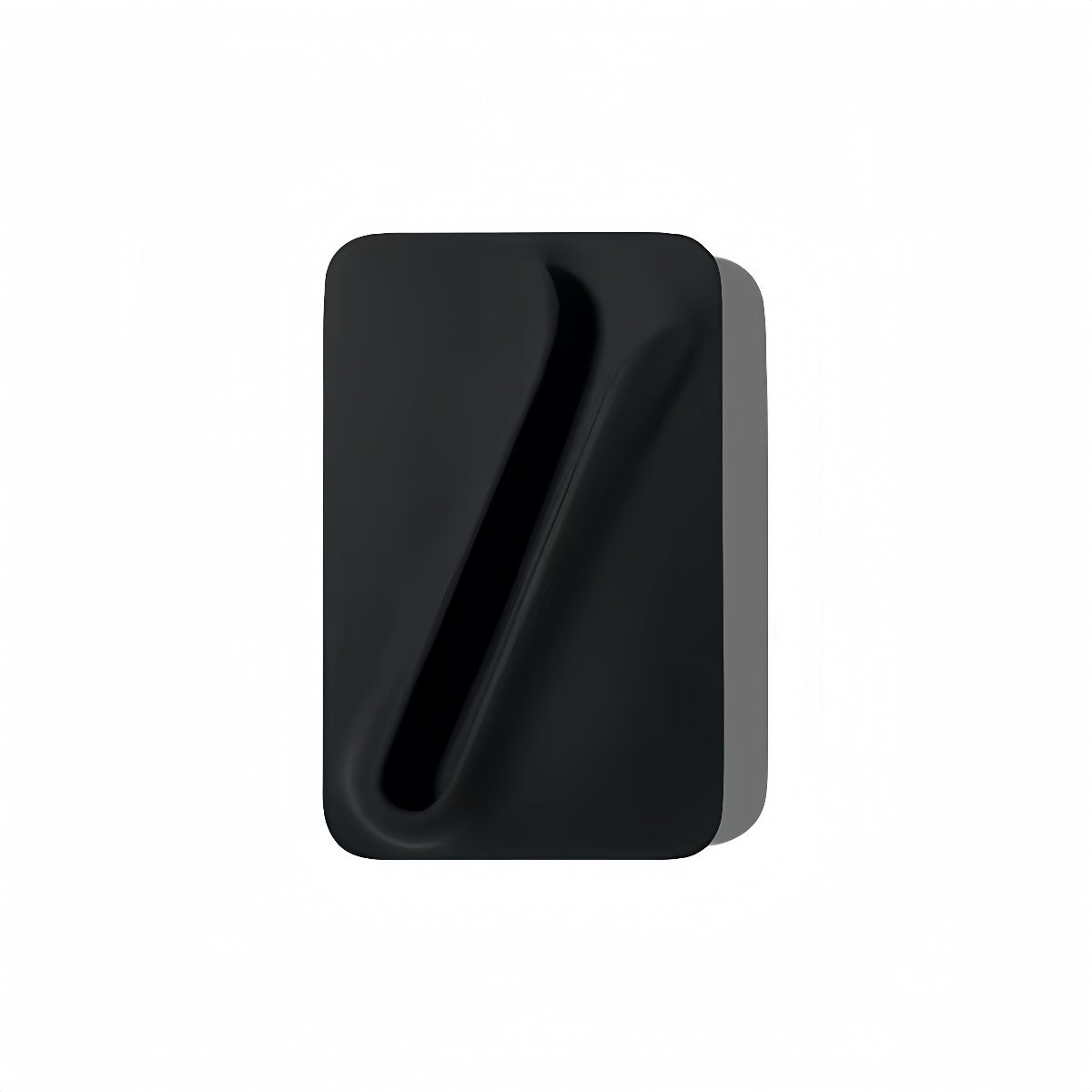 MagSafe lip gloss holder phone wallet in Black – silicone lipstick sleeve for iPhone