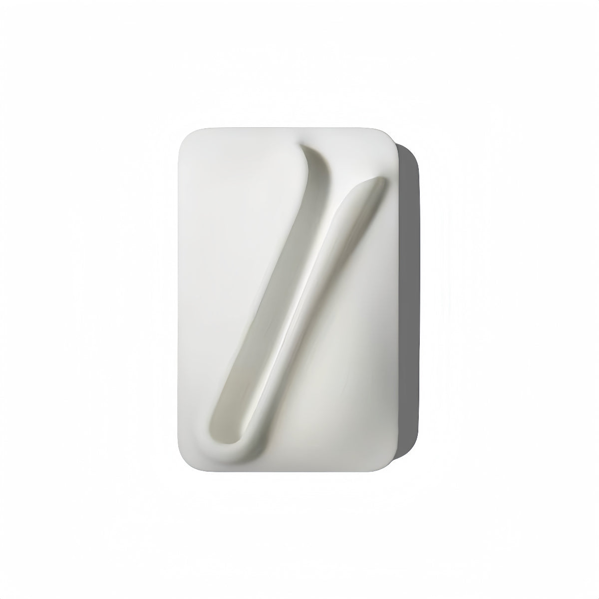 MagSafe lip gloss holder phone wallet in White – silicone lipstick sleeve for iPhone