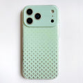 Mint Green Maroon Star case showing smooth TPU surface
