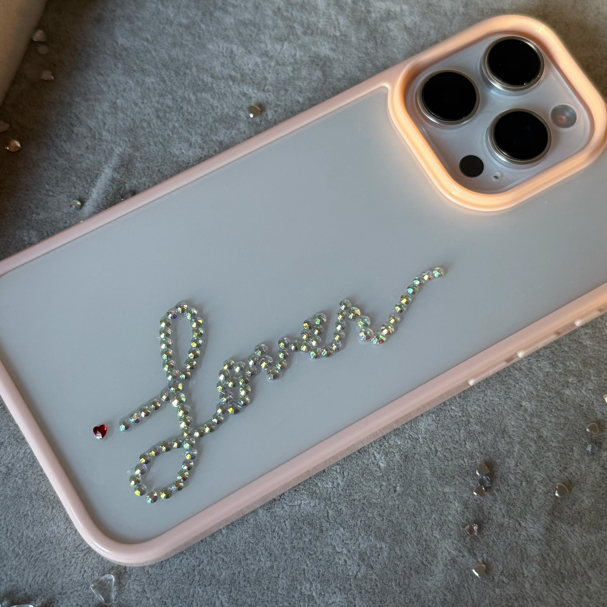 Wobomatic lover handmade rhinestone case for iPhone 17 16 15 14 13 - colorful glitter