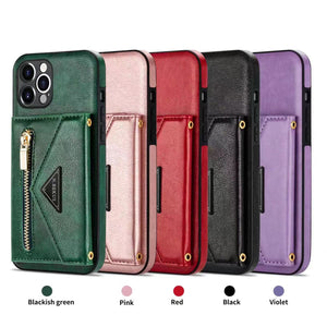 Case for iPhone 14 13 12 11 Series Luxury Leather Two ways adjustable –  wobomatic