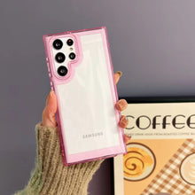 Load image into Gallery viewer, For Samsung Galaxy S22 S21 Ultra Plus Soft TPU Edge Hard PC Back Shockproof Case Pink
