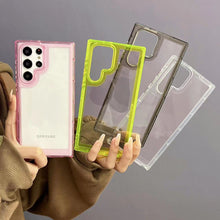 Load image into Gallery viewer, For Samsung Galaxy S22 S21 Ultra Plus Soft TPU Edge Hard PC Back Shockproof Case Color
