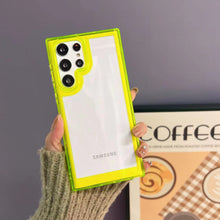 Load image into Gallery viewer, For Samsung Galaxy S22 S21 Ultra Plus Soft TPU Edge Hard PC Back Shockproof Case Neon Yellow

