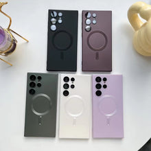 Load image into Gallery viewer, For Samsung Galaxy S23 S22 S21 Ultra Plus Qi PMA Wireless Lens Protect Soft Case Color Selections
