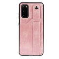 RFID Case For Samsung Galaxy S23 S22 S21 S20 Ultra Plus FE Luxury Leather Wrist Band Kickstand S20 Pink