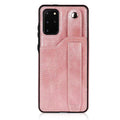 RFID Case For Samsung Galaxy S23 S22 S21 S20 Ultra Plus FE Luxury Leather Wrist Band Kickstand S20 Plus Pink