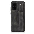 RFID Case For Samsung Galaxy S23 S22 S21 S20 Ultra Plus FE Luxury Leather Wrist Band Kickstand S20 Plus Grey
