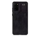 RFID Case For Samsung Galaxy S23 S22 S21 S20 Ultra Plus FE Luxury Leather Wrist Band Kickstand S20 Plus Black