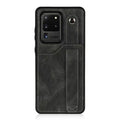 RFID Case For Samsung Galaxy S23 S22 S21 S20 Ultra Plus FE Luxury Leather Wrist Band Kickstand S20 Ultra Grey